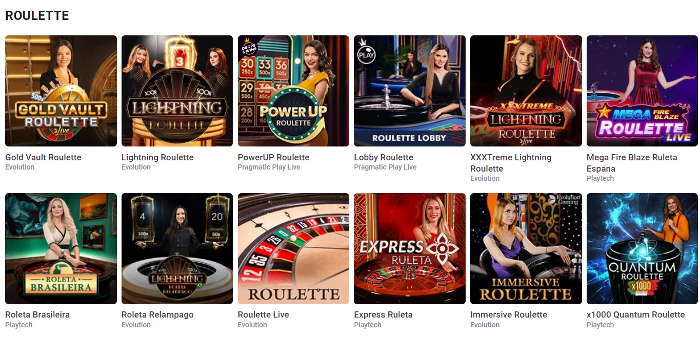 20Bet - Top-Quality Live Roulettes